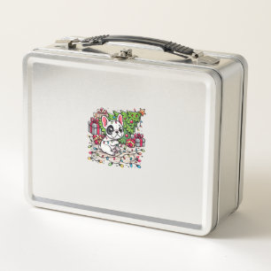 Lunch Box Kawaii Anime Frenchie Christmas Funny Chien