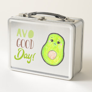 Lunch Box Kawaii avocado avo bon jour pun mignon nourriture 