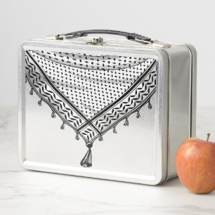 Lunch Box Keffiyeh Écharpe palestinienne tissu traditionnel