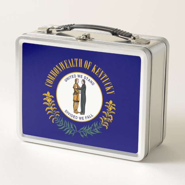 Lunch Box Kentucky : Drapeau d'État américain du Commonwealt (Devant)