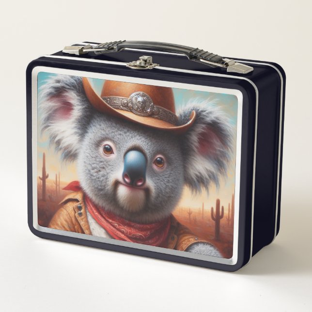 Lunch Box Koala Cowboy (Devant)