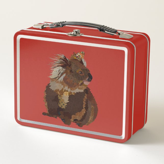 LUNCH BOX KOALA ET PAPILLON (Devant)