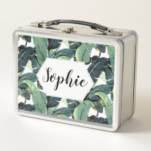 Lunch Box La banane laisse à palmier la gamelle inoxydable