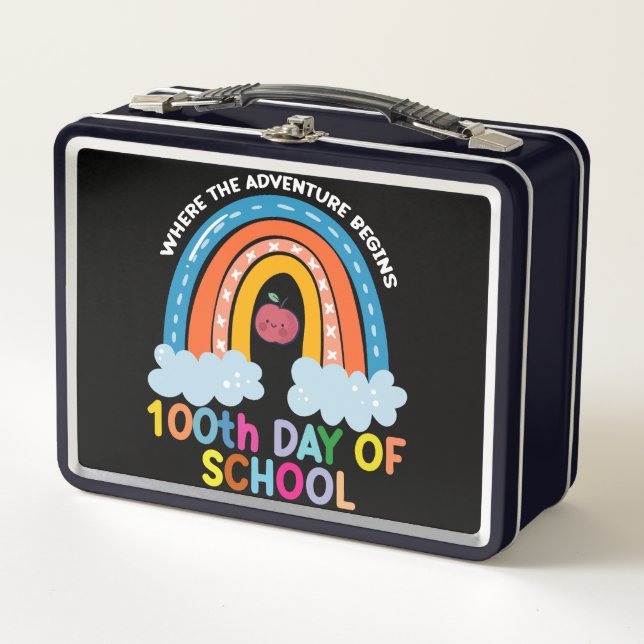 Lunch Box Là où l'aventure commence 100e Jours plus intellig (Devant)