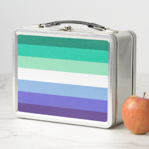 Lunch Box La palette de drapeau des hommes gays trans-inclus