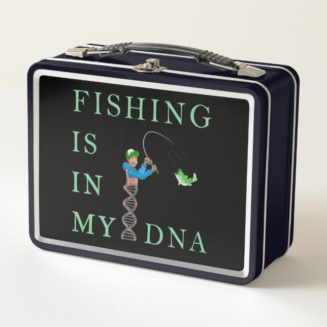 Lunch Box La pêche est dans mon ADN (Devant)