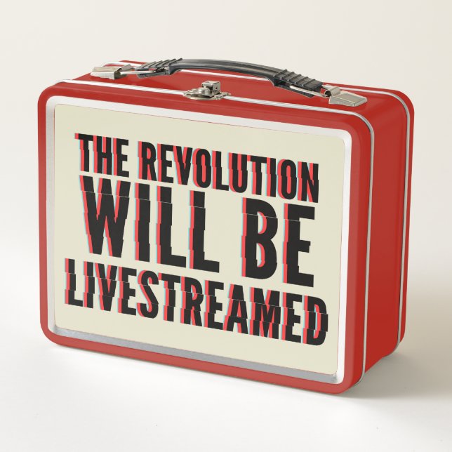 Lunch Box La révolution sera livestreamed (Devant)
