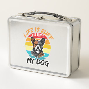 Lunch Box La Vie Est Fausse Mais J'Ai Mon Chien