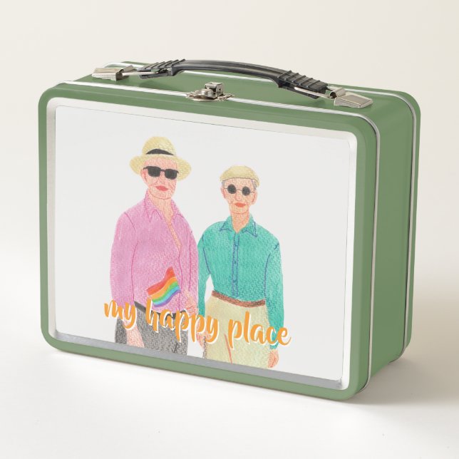 Lunch Box L'amour est la fierté de l'amour Saint-Valentin (Devant)