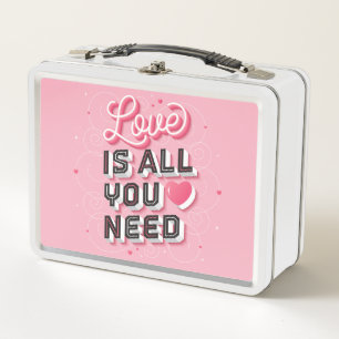 Lunch Box L'Amour Est Tout Ce Dont Vous Avez Besoin Boîte À 