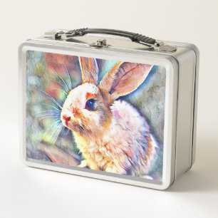 Lunch Box lapin d'aquarell