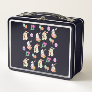 Lunch Box Lapin Et Oeufs Motifs De Pâques