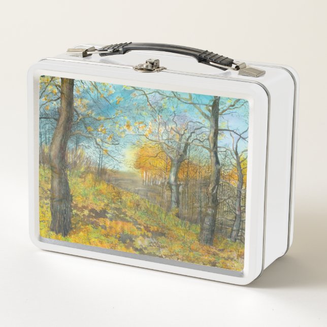 Lunch Box L'automne d'or dans une chênaie (Devant)