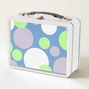 Lunch Box Lavande Menthe & Points Blancs