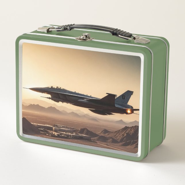 Lunch Box L'avion de combat ultime (Devant)