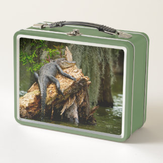 Lunch Box Lazy Gator Cypress Boîte à lunch de marais par DeG