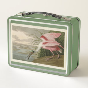 Lunch Box Le bec-de-rose des Oiseaux d'Amérique d'Audubon