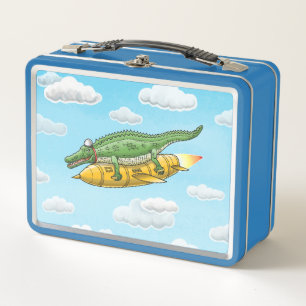 Lunch Box Le crocodile fusée