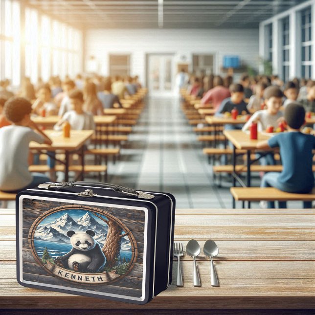 Lunch Box Le sanctuaire caché de Panda : satisfaction Bambou (Créateur téléchargé)