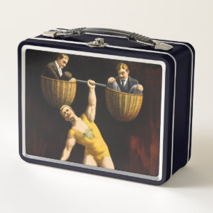 Lunch Box Le Sandow Eugen Sandow Vaudeville Weightlifter