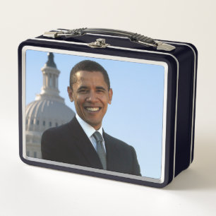 Lunch Box Le sénateur Portrait, le président américain Barac