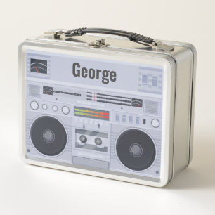 Lunch Box Lecteur de cassettes de boîte à lettres rétro