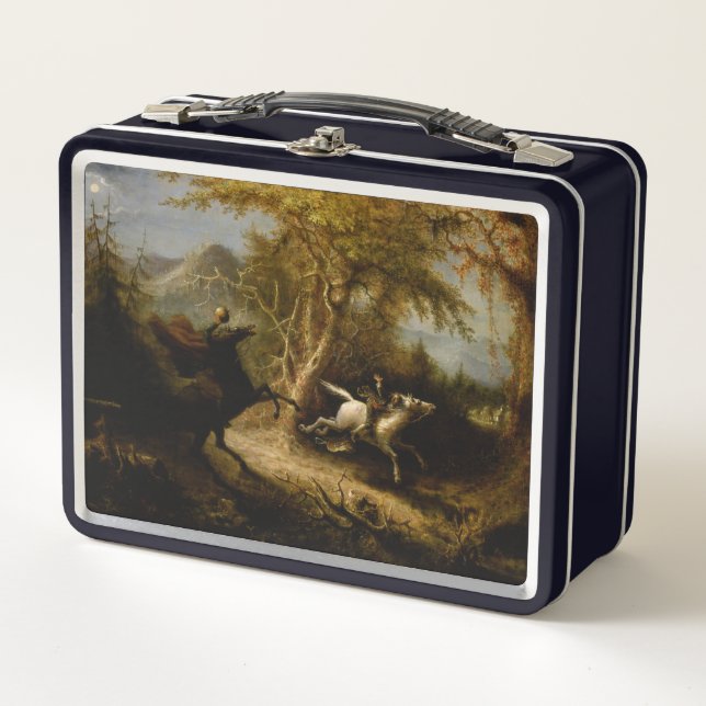 Lunch Box Légende du cavalier sans tête fantôme d'Halloween (Devant)