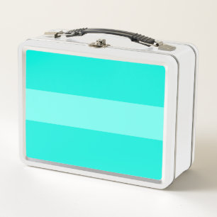 Lunch Box les années 70 Sportif Retro Large Vivid Cool Aqua