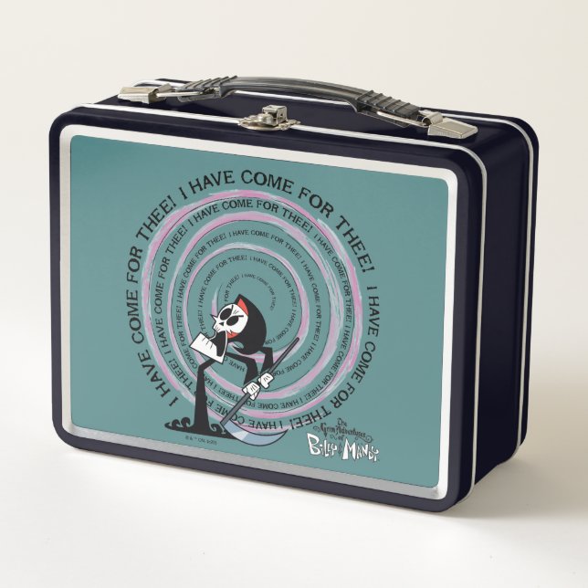 Lunch Box Les Grandes Aventures de Billy & Mandy - Reaper (Devant)