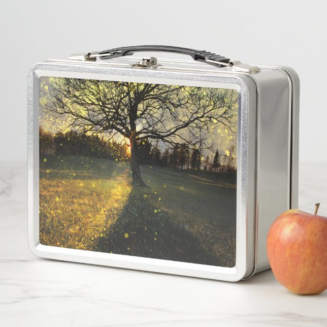 Lunch Box Les lucioles magiques paysage onirique (En situation)