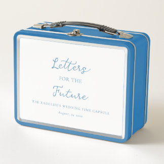 Lunch Box Lettres pour la boîte de capsule temporelle de mar