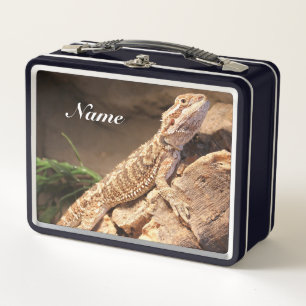 Lunch Box Lézard Dragon Porté Par Un Bébé Personnalisé