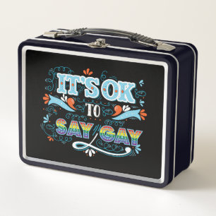 Lunch Box LGBTQ C'est acceptable de dire Gay Fierté Ar