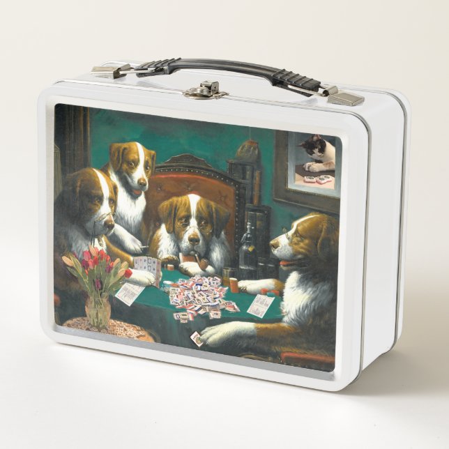 Lunch Box L'heure-milliampère Jongg poursuit le panier-repas (Devant)