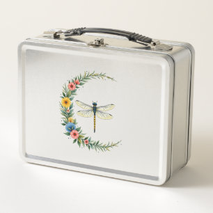 Lunch Box Libellule Boho Croissant Lune Signe de Paix Hippie