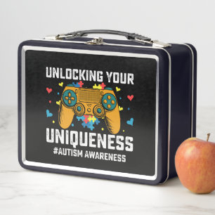 Lunch Box Libérer Votre Unicité Autisme Jeux Joueur