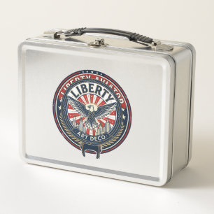 Lunch Box Liberty Aviator Patriotique Patriotique Aviation V