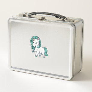 Lunch Box Licorne avec Crinière à l'Essence Mignon Design de