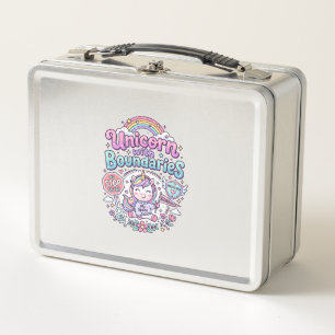 Lunch Box Licorne avec des frontières charmant vêtement grap