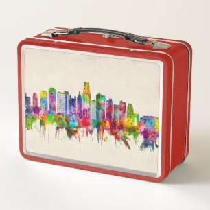 Lunch Box Ligne Skyline de Kansas City Missouri