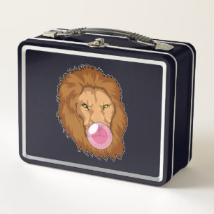 Lunch Box Lion avec gomme Bubble