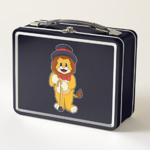 Lunch Box Lion en Gentilhomme avec Chapeau