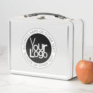 Lunch Box Logo d'entreprise et texte moderne simple modifiab