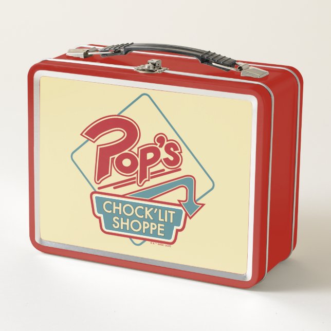 Lunch Box Logo rouge de la boutique Pop's Chock'Lit (Devant)