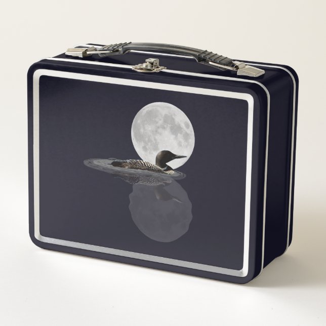 Lunch Box Loon Swims Dans La Boîte À Déjeuner Lune (Devant)