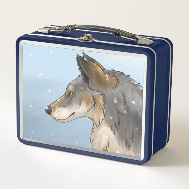 Lunch Box Loup du Nord-Ouest (Devant)