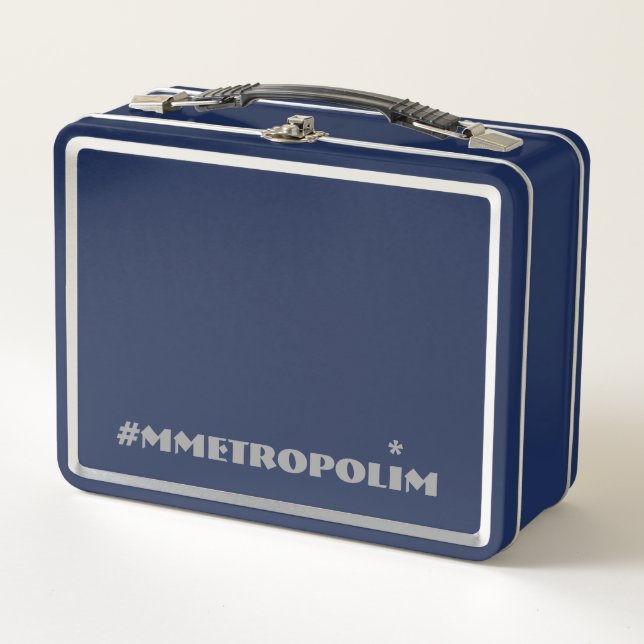 Lunch Box LunchBoxes métalliques pour la famille bY Metropol (Devant)