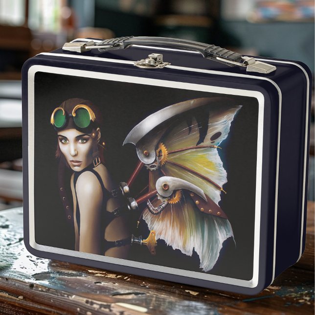 Lunch Box Lunettes de protection à ailes de fée mécaniques S (Créateur téléchargé)