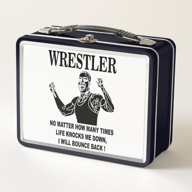 Lunch Box Lutte Inspirationnelle contre le lutteur (Devant)