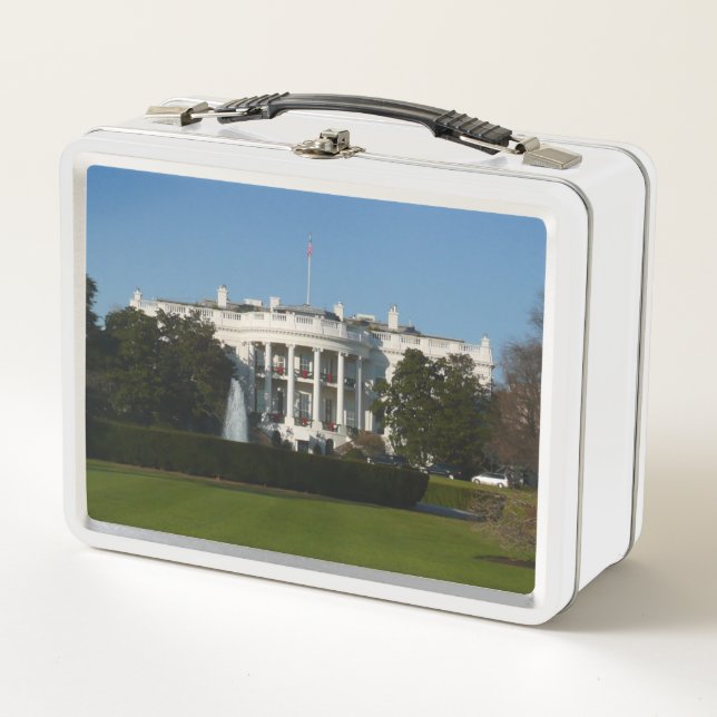Lunch Box Maison Blanche de Noël pour les vacances Washingto (Devant)